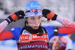 11.01.2022, Ruhpolding, Germany (GER): Uliana Nigmatullina (RUS) - IBU World Cup Biathlon, training, Ruhpolding (GER). www.nordicfocus.com. © Manzoni/NordicFocus. Every downloaded picture is fee-liable.