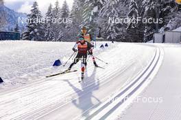 11.01.2022, Ruhpolding, Germany (GER): Fuyuko Tachizaki (JPN) - IBU World Cup Biathlon, training, Ruhpolding (GER). www.nordicfocus.com. © Manzoni/NordicFocus. Every downloaded picture is fee-liable.