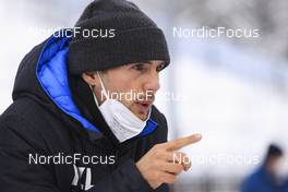 11.01.2022, Ruhpolding, Germany (GER): Luca Bormolini (ITA) - IBU World Cup Biathlon, training, Ruhpolding (GER). www.nordicfocus.com. © Manzoni/NordicFocus. Every downloaded picture is fee-liable.