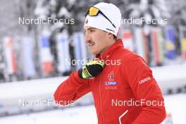 11.01.2022, Ruhpolding, Germany (GER): Adam Runnalls (CAN) - IBU World Cup Biathlon, training, Ruhpolding (GER). www.nordicfocus.com. © Manzoni/NordicFocus. Every downloaded picture is fee-liable.
