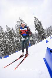 11.01.2022, Ruhpolding, Germany (GER): Vytautas Strolia (LTU) - IBU World Cup Biathlon, training, Ruhpolding (GER). www.nordicfocus.com. © Manzoni/NordicFocus. Every downloaded picture is fee-liable.