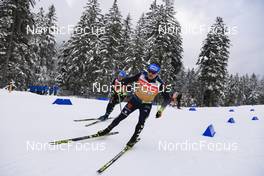 11.01.2022, Ruhpolding, Germany (GER): Event Feature: German coaches on the track - IBU World Cup Biathlon, training, Ruhpolding (GER). www.nordicfocus.com. © Manzoni/NordicFocus. Every downloaded picture is fee-liable.
