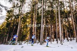 20.01.2022, Antholz, Italy (ITA): Quentin Fillon Maillet (FRA), Raido Raenkel (EST), (l-r) - IBU World Cup Biathlon, individual men, Antholz (ITA). www.nordicfocus.com. © Thibaut/NordicFocus. Every downloaded picture is fee-liable.
