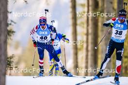 20.01.2022, Antholz, Italy (ITA): Jake Brown (USA) - IBU World Cup Biathlon, individual men, Antholz (ITA). www.nordicfocus.com. © Thibaut/NordicFocus. Every downloaded picture is fee-liable.