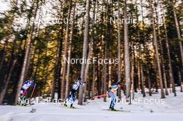 20.01.2022, Antholz, Italy (ITA): Quentin Fillon Maillet (FRA), Raido Raenkel (EST), (l-r) - IBU World Cup Biathlon, individual men, Antholz (ITA). www.nordicfocus.com. © Thibaut/NordicFocus. Every downloaded picture is fee-liable.