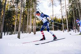 20.01.2022, Antholz, Italy (ITA): Paul Schommer (USA) - IBU World Cup Biathlon, individual men, Antholz (ITA). www.nordicfocus.com. © Thibaut/NordicFocus. Every downloaded picture is fee-liable.