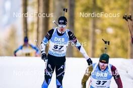 20.01.2022, Antholz, Italy (ITA): Rene Zahkna (EST) - IBU World Cup Biathlon, individual men, Antholz (ITA). www.nordicfocus.com. © Thibaut/NordicFocus. Every downloaded picture is fee-liable.