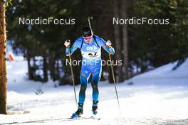 20.01.2022, Antholz, Italy (ITA): Eric Perrot (FRA) - IBU World Cup Biathlon, individual men, Antholz (ITA). www.nordicfocus.com. © Thibaut/NordicFocus. Every downloaded picture is fee-liable.
