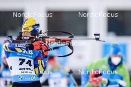 20.01.2022, Antholz, Italy (ITA): Taras Lesiuk (UKR) - IBU World Cup Biathlon, individual men, Antholz (ITA). www.nordicfocus.com. © Thibaut/NordicFocus. Every downloaded picture is fee-liable.