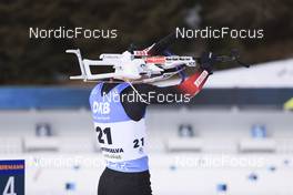 20.01.2022, Antholz, Italy (ITA): Tarjei Boe (NOR) - IBU World Cup Biathlon, individual men, Antholz (ITA). www.nordicfocus.com. © Manzoni/NordicFocus. Every downloaded picture is fee-liable.