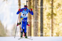 20.01.2022, Antholz, Italy (ITA): George Buta (ROU) - IBU World Cup Biathlon, individual men, Antholz (ITA). www.nordicfocus.com. © Thibaut/NordicFocus. Every downloaded picture is fee-liable.
