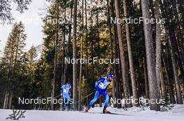 20.01.2022, Antholz, Italy (ITA): Benjamin Weger (SUI), Eric Perrot (FRA), (l-r) - IBU World Cup Biathlon, individual men, Antholz (ITA). www.nordicfocus.com. © Thibaut/NordicFocus. Every downloaded picture is fee-liable.