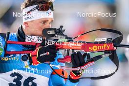 20.01.2022, Antholz, Italy (ITA): Fabien Claude (FRA) - IBU World Cup Biathlon, individual men, Antholz (ITA). www.nordicfocus.com. © Thibaut/NordicFocus. Every downloaded picture is fee-liable.