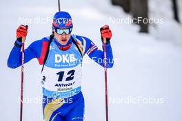 20.01.2022, Antholz, Italy (ITA): Dmitrii Shamaev (ROU) - IBU World Cup Biathlon, individual men, Antholz (ITA). www.nordicfocus.com. © Thibaut/NordicFocus. Every downloaded picture is fee-liable.
