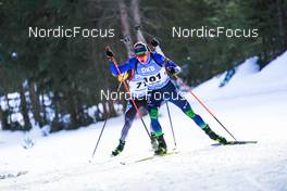 20.01.2022, Antholz, Italy (ITA): Raman Yaliotnau (BLR) - IBU World Cup Biathlon, individual men, Antholz (ITA). www.nordicfocus.com. © Thibaut/NordicFocus. Every downloaded picture is fee-liable.