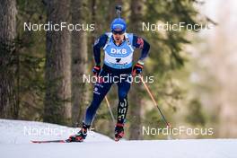 20.01.2022, Antholz, Italy (ITA): David Zobel (GER) - IBU World Cup Biathlon, individual men, Antholz (ITA). www.nordicfocus.com. © Thibaut/NordicFocus. Every downloaded picture is fee-liable.