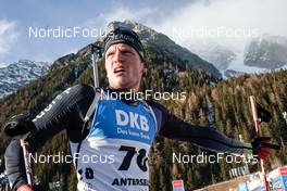 20.01.2022, Antholz, Italy (ITA): Lucas Fratzscher (GER) - IBU World Cup Biathlon, individual men, Antholz (ITA). www.nordicfocus.com. © Thibaut/NordicFocus. Every downloaded picture is fee-liable.