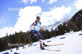 20.01.2022, Antholz, Italy (ITA): Paul Schommer (USA) - IBU World Cup Biathlon, individual men, Antholz (ITA). www.nordicfocus.com. © Manzoni/NordicFocus. Every downloaded picture is fee-liable.