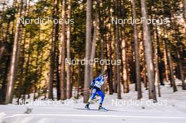 20.01.2022, Antholz, Italy (ITA): Danil Beletskiy (KAZ) - IBU World Cup Biathlon, individual men, Antholz (ITA). www.nordicfocus.com. © Thibaut/NordicFocus. Every downloaded picture is fee-liable.