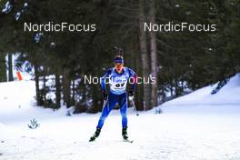 20.01.2022, Antholz, Italy (ITA): Niklas Hartweg (SUI) - IBU World Cup Biathlon, individual men, Antholz (ITA). www.nordicfocus.com. © Thibaut/NordicFocus. Every downloaded picture is fee-liable.