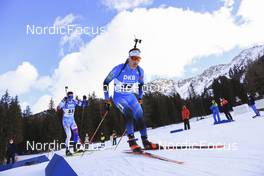 20.01.2022, Antholz, Italy (ITA): Fabien Claude (FRA) - IBU World Cup Biathlon, individual men, Antholz (ITA). www.nordicfocus.com. © Manzoni/NordicFocus. Every downloaded picture is fee-liable.