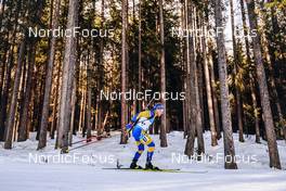20.01.2022, Antholz, Italy (ITA): Simon Hallstroem (SWE) - IBU World Cup Biathlon, individual men, Antholz (ITA). www.nordicfocus.com. © Thibaut/NordicFocus. Every downloaded picture is fee-liable.