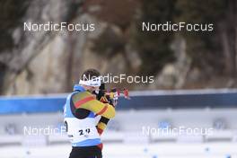 20.01.2022, Antholz, Italy (ITA): Florent Claude (BEL) - IBU World Cup Biathlon, individual men, Antholz (ITA). www.nordicfocus.com. © Manzoni/NordicFocus. Every downloaded picture is fee-liable.