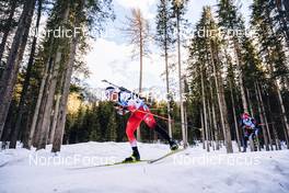 20.01.2022, Antholz, Italy (ITA): David Komatz (AUT) - IBU World Cup Biathlon, individual men, Antholz (ITA). www.nordicfocus.com. © Thibaut/NordicFocus. Every downloaded picture is fee-liable.