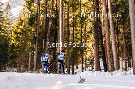 20.01.2022, Antholz, Italy (ITA): Marco Gross (GER), Rene Zahkna (EST), (l-r) - IBU World Cup Biathlon, individual men, Antholz (ITA). www.nordicfocus.com. © Thibaut/NordicFocus. Every downloaded picture is fee-liable.