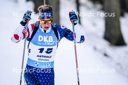20.01.2022, Antholz, Italy (ITA): Paul Schommer (USA) - IBU World Cup Biathlon, individual men, Antholz (ITA). www.nordicfocus.com. © Thibaut/NordicFocus. Every downloaded picture is fee-liable.