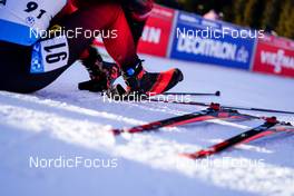 20.01.2022, Antholz, Italy (ITA): Rossignol shoes and ski,   - IBU World Cup Biathlon, individual men, Antholz (ITA). www.nordicfocus.com. © Thibaut/NordicFocus. Every downloaded picture is fee-liable.