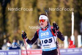 20.01.2022, Antholz, Italy (ITA): Adam Runnalls (CAN) - IBU World Cup Biathlon, individual men, Antholz (ITA). www.nordicfocus.com. © Thibaut/NordicFocus. Every downloaded picture is fee-liable.