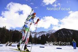 20.01.2022, Antholz, Italy (ITA): Anton Sinapov (BUL) - IBU World Cup Biathlon, individual men, Antholz (ITA). www.nordicfocus.com. © Manzoni/NordicFocus. Every downloaded picture is fee-liable.