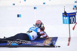 20.01.2022, Antholz, Italy (ITA): Jake Brown (USA) - IBU World Cup Biathlon, individual men, Antholz (ITA). www.nordicfocus.com. © Manzoni/NordicFocus. Every downloaded picture is fee-liable.