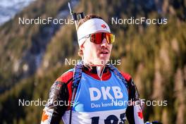 20.01.2022, Antholz, Italy (ITA): Adam Runnalls (CAN) - IBU World Cup Biathlon, individual men, Antholz (ITA). www.nordicfocus.com. © Thibaut/NordicFocus. Every downloaded picture is fee-liable.