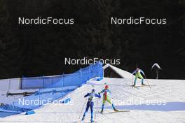 20.01.2022, Antholz, Italy (ITA): Sebastian Stalder (SUI), Alex Cisar (SLO), Jakov Fak (SLO), (l-r) - IBU World Cup Biathlon, individual men, Antholz (ITA). www.nordicfocus.com. © Manzoni/NordicFocus. Every downloaded picture is fee-liable.