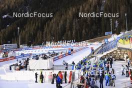 20.01.2022, Antholz, Italy (ITA): Event Feature: View over the biathlon stadium of Antholz - IBU World Cup Biathlon, individual men, Antholz (ITA). www.nordicfocus.com. © Manzoni/NordicFocus. Every downloaded picture is fee-liable.