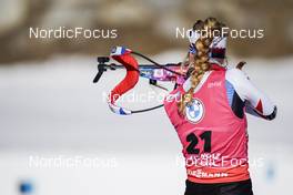 21.01.2022, Antholz, Italy (ITA): Marketa Davidova (CZE) - IBU World Cup Biathlon, individual women, Antholz (ITA). www.nordicfocus.com. © Thibaut/NordicFocus. Every downloaded picture is fee-liable.