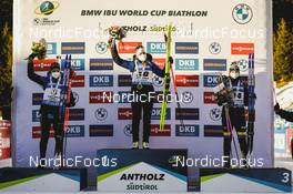 21.01.2022, Antholz, Italy (ITA): Julia Simon (FRA), Justine Braisaz-Bouchet (FRA), Mona Brorsson (SWE), (l-r) - IBU World Cup Biathlon, individual women, Antholz (ITA). www.nordicfocus.com. © Thibaut/NordicFocus. Every downloaded picture is fee-liable.