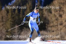 21.01.2022, Antholz, Italy (ITA): Anais Bescond (FRA) - IBU World Cup Biathlon, individual women, Antholz (ITA). www.nordicfocus.com. © Manzoni/NordicFocus. Every downloaded picture is fee-liable.