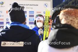 21.01.2022, Antholz, Italy (ITA): Justine Braisaz-Bouchet (FRA) - IBU World Cup Biathlon, individual women, Antholz (ITA). www.nordicfocus.com. © Manzoni/NordicFocus. Every downloaded picture is fee-liable.