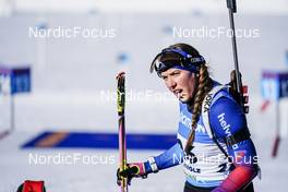 21.01.2022, Antholz, Italy (ITA): Lena Haecki (SUI) - IBU World Cup Biathlon, individual women, Antholz (ITA). www.nordicfocus.com. © Thibaut/NordicFocus. Every downloaded picture is fee-liable.