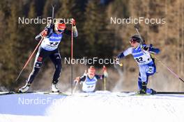 21.01.2022, Antholz, Italy (ITA): Janina Hettich (GER), Erika Janka (FIN), (l-r) - IBU World Cup Biathlon, individual women, Antholz (ITA). www.nordicfocus.com. © Manzoni/NordicFocus. Every downloaded picture is fee-liable.