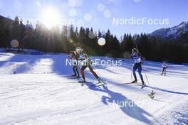 21.01.2022, Antholz, Italy (ITA): Gabriele Lescinskaite (LTU), Ida Lien (NOR), Amy Baserga (SUI), (l-r) - IBU World Cup Biathlon, individual women, Antholz (ITA). www.nordicfocus.com. © Manzoni/NordicFocus. Every downloaded picture is fee-liable.