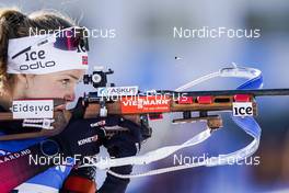 21.01.2022, Antholz, Italy (ITA): Karoline Offigstad Knotten (NOR) - IBU World Cup Biathlon, individual women, Antholz (ITA). www.nordicfocus.com. © Thibaut/NordicFocus. Every downloaded picture is fee-liable.