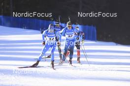 21.01.2022, Antholz, Italy (ITA): Dorothea Wierer (ITA), Anais Bescond (FRA), (l-r) - IBU World Cup Biathlon, individual women, Antholz (ITA). www.nordicfocus.com. © Manzoni/NordicFocus. Every downloaded picture is fee-liable.