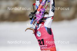 21.01.2022, Antholz, Italy (ITA): Marketa Davidova (CZE) - IBU World Cup Biathlon, individual women, Antholz (ITA). www.nordicfocus.com. © Thibaut/NordicFocus. Every downloaded picture is fee-liable.