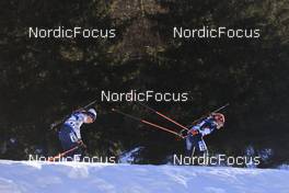 21.01.2022, Antholz, Italy (ITA): Susan Dunklee (USA), Janina Hettich (GER), (l-r) - IBU World Cup Biathlon, individual women, Antholz (ITA). www.nordicfocus.com. © Manzoni/NordicFocus. Every downloaded picture is fee-liable.