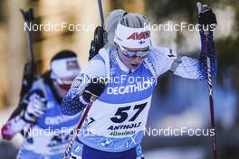 21.01.2022, Antholz, Italy (ITA): Mari Eder (FIN) - IBU World Cup Biathlon, individual women, Antholz (ITA). www.nordicfocus.com. © Thibaut/NordicFocus. Every downloaded picture is fee-liable.