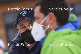 22.01.2022, Antholz, Italy (ITA): Jim Carrabre (CAN), IBU Executive Board Member - IBU World Cup Biathlon, mass men, Antholz (ITA). www.nordicfocus.com. © Manzoni/NordicFocus. Every downloaded picture is fee-liable.